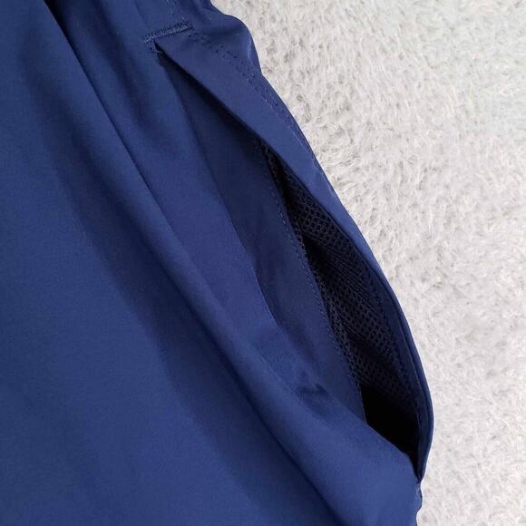 Lands End Swim Shorts Women's Plus Size 2X Navy Blue Lined Pull On UPF 50 New - Picture 4 of 9